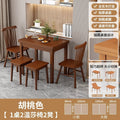Dining tablefor homesmall apartment solid wood foldable dining table modern casual multifunctional rotatethickened desktop dining table