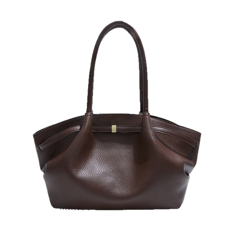 large-capacity tote bag for women 2025 autumn new arrivaltrendyeasiest for matchniche style shoulder bag classy texture armpit bag