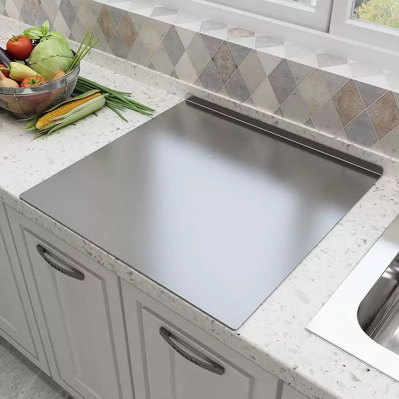 Stainless steel chopping board panel for home and panel rolling panel kneading panel baking thickened chopping board large kitchen cutting board