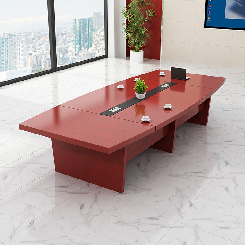 Saint li paint conference table - long table, minimalist modern oval, large conference table