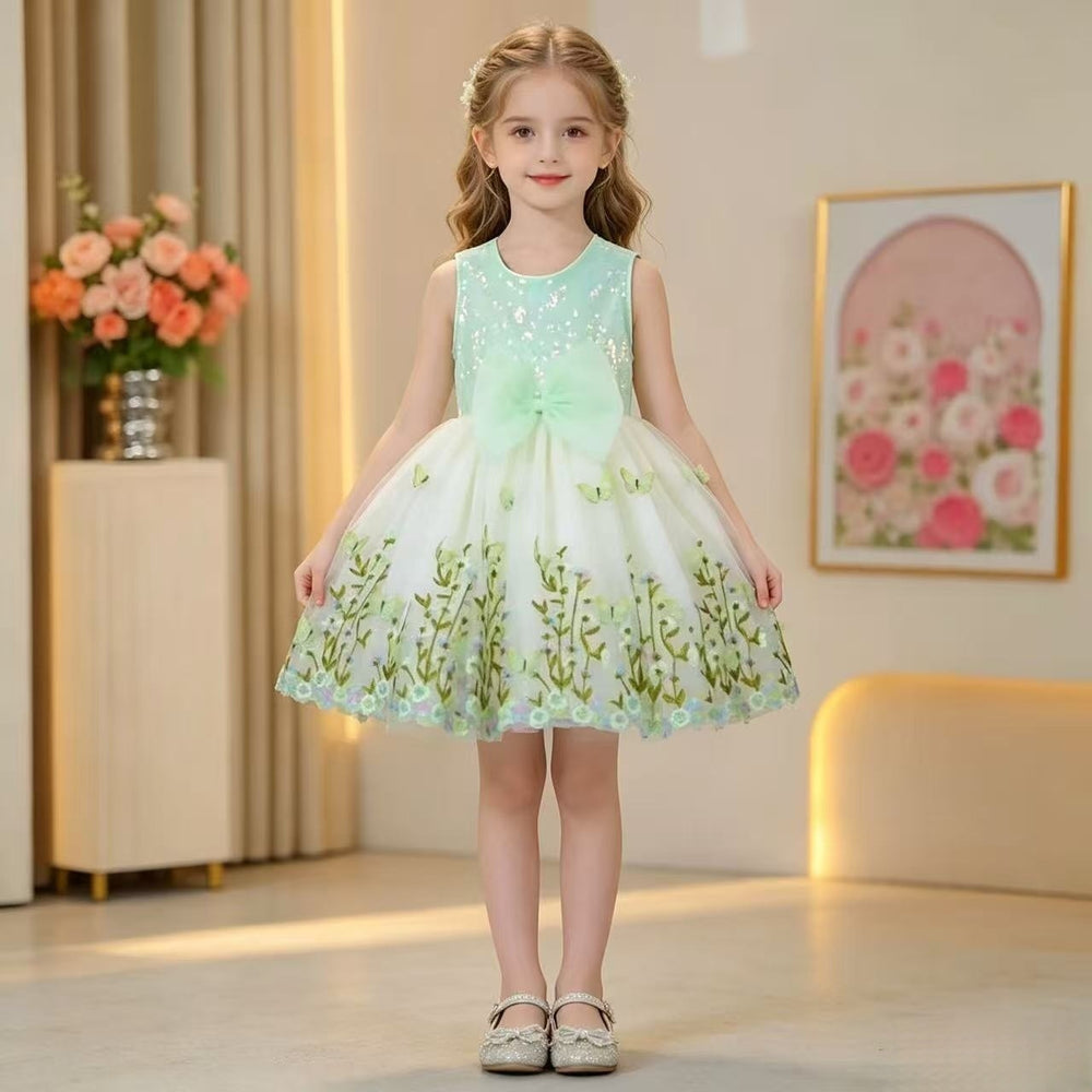 Girls' dress  summer new collection - baby tutu dress, stylish princess sweetheart, trendy children's princess tulle dress