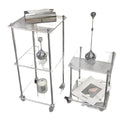 Trolley second-hand acrylic movablecasual bedside table sofa side table popular storage multi-layer storage rack