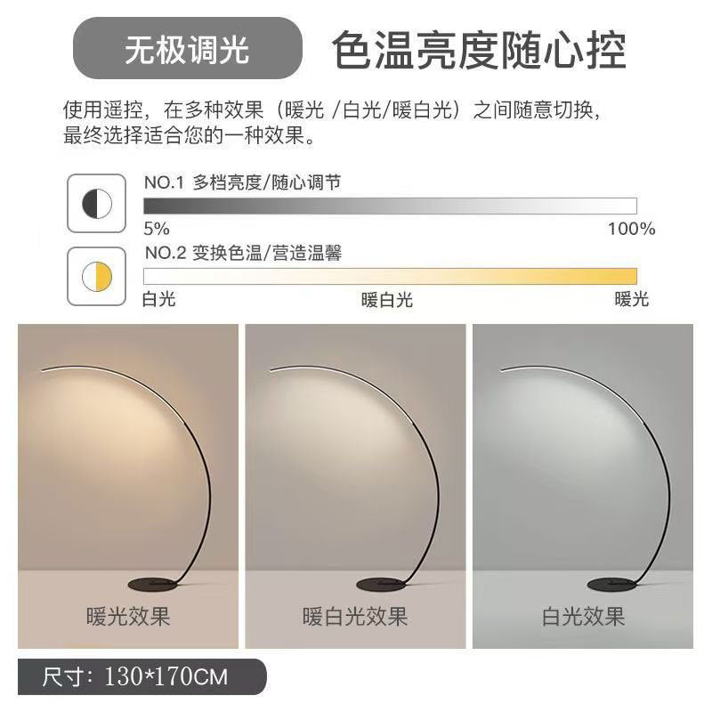 Floor lamp living room sofa fishing lamp casual modern creative designer bedroom atmosphere lamp floor standing table lamp