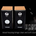 Jiteng jt042 desktop computer multimedia usb speaker notebook speaker wooden speaker subwoofer