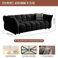 Dopamine rainbow sofa - trendy pixelated color block accent chair for small living rooms