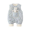Newborn baby clothes autumn winter cotton-padded rompers overalls thin cotton onesies autumn and winter outing wear for boys and girls