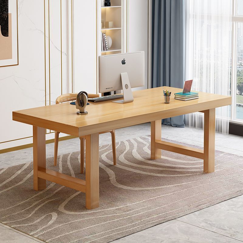 Minimalist living room modern home desktop study table solid wood table executive desk writing desk computer desk extra thick office desk