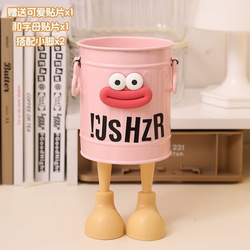 Trending novelty pen holder - large capacity student desk organizer - perfect for girls, office, kids, and boys - light luxury, high-end design