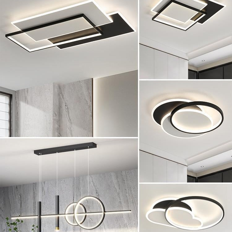 Living room ceiling light 2025 new full spectrum Zhongshan lighting modern simple creative minimalist whole house package