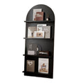 Magazine rack floor-standing storage rack wall-mounted book rack newspaper rack environmental-friendly multi-layer bookshelf medieval style reading bookshelf wood
