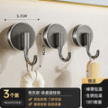 Suction cup hook, no need to punch holes, bathroom strong non-marking adhesive load-bearing bathroom kitchen door back wall towel sticky hook