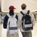 2025 new forest-inspired, high-style, large-capacity, durable, color-blocked backpack for middle and high school students, college students, and travel