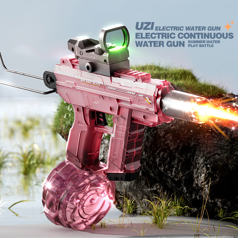 summer water electric continuous water gun toy outdoor large capacity beach water splashing festival wholesale boys and girls