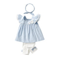 Wholesale children's clothing: new summer  korean style kids' apparel, teardrop baby clothes, cute and high-quality girls' outfit sets