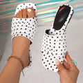 Plus size women's flat sandals for summer outdoor wear,  new style, perfect with skirts, casual vacation-ready thong sandals