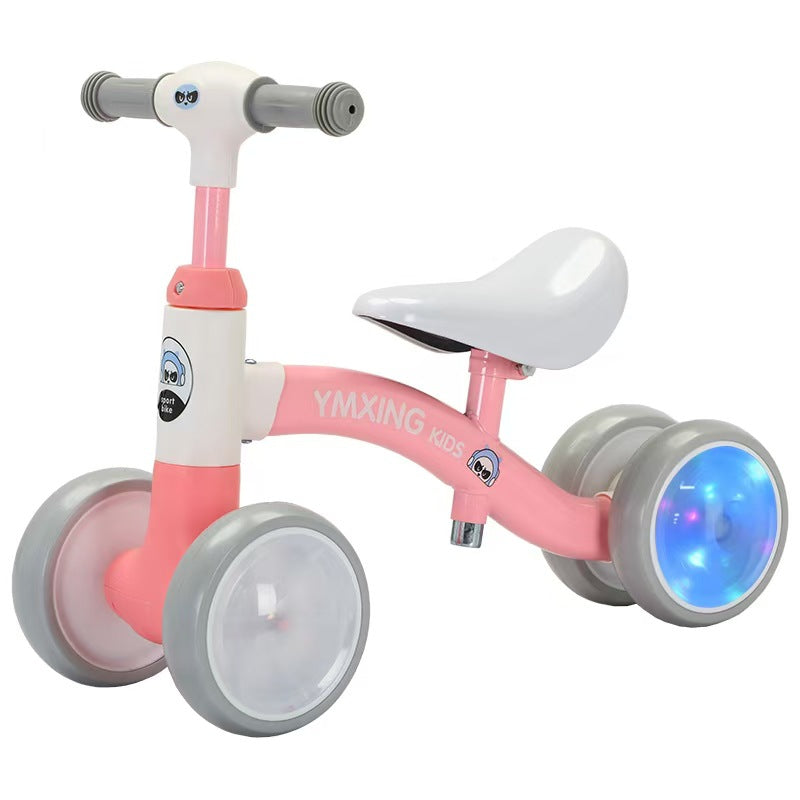 New children's balance car 1 - 3-year-old baby walker without pedals 2-year-old girl and boy sliding four-wheel balance car