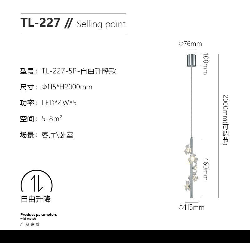 Wall lamp light luxury personality creative bedroom led bedside lamp Nordic simple modern living room TV series background wall lamp