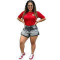 European and american women's high-waisted casual shorts - new  cross-border women's fashion streetwear gradient denim hot pants