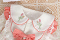 One-piece spring autum double-layer narcissus one-piece baby girl style autum princess khaki can go out and crawl
