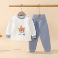 Baby autumn/winter quilted separates high-waisted set - warm autumn outfit for infants and toddlers (ages 1-3)
