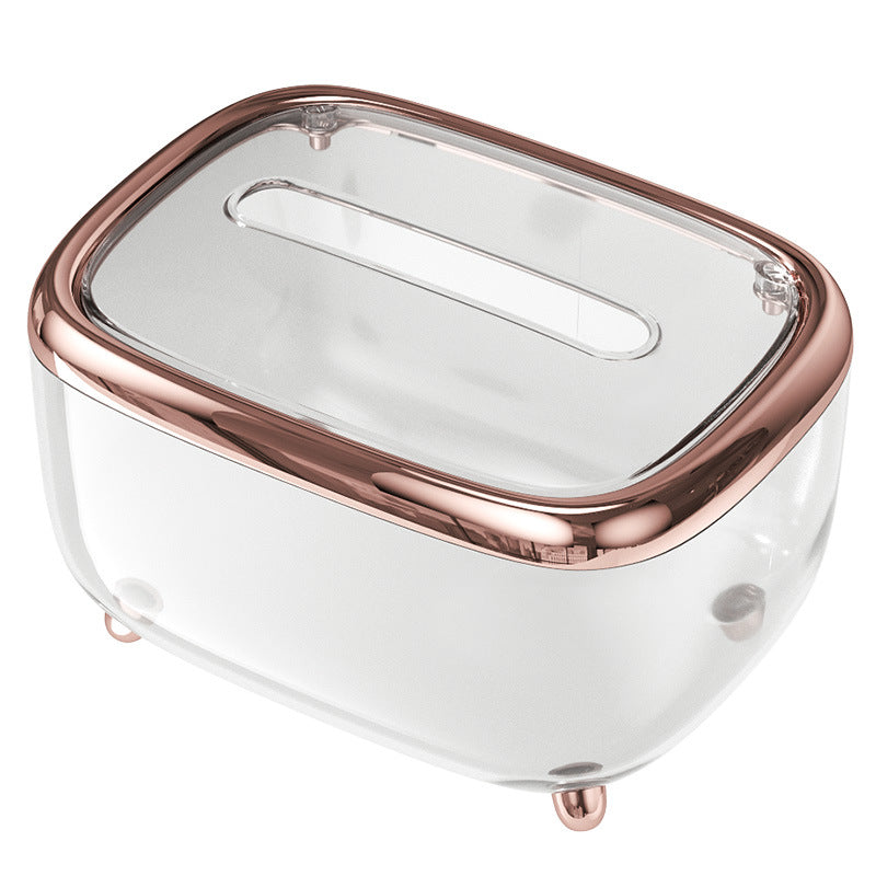Tissue box for home, light luxury, living room, desktop, coffee table, restaurant, bathroom, multi-functional tissue box
