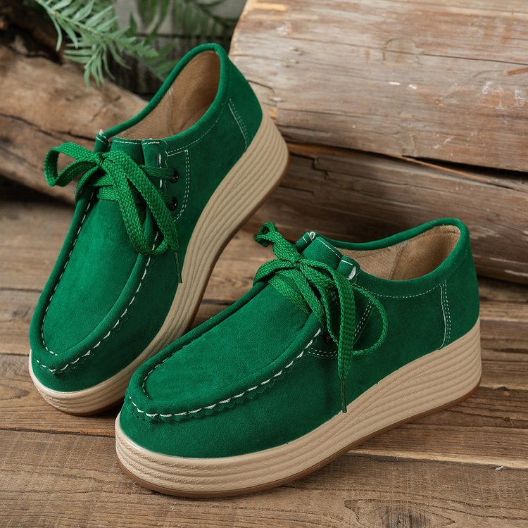 spring/autumn women's chunky sole loafers for cross-border e-commerce, plus sizes available. 0.5cm heel height difference. wholesale options available. dropshipping to  and