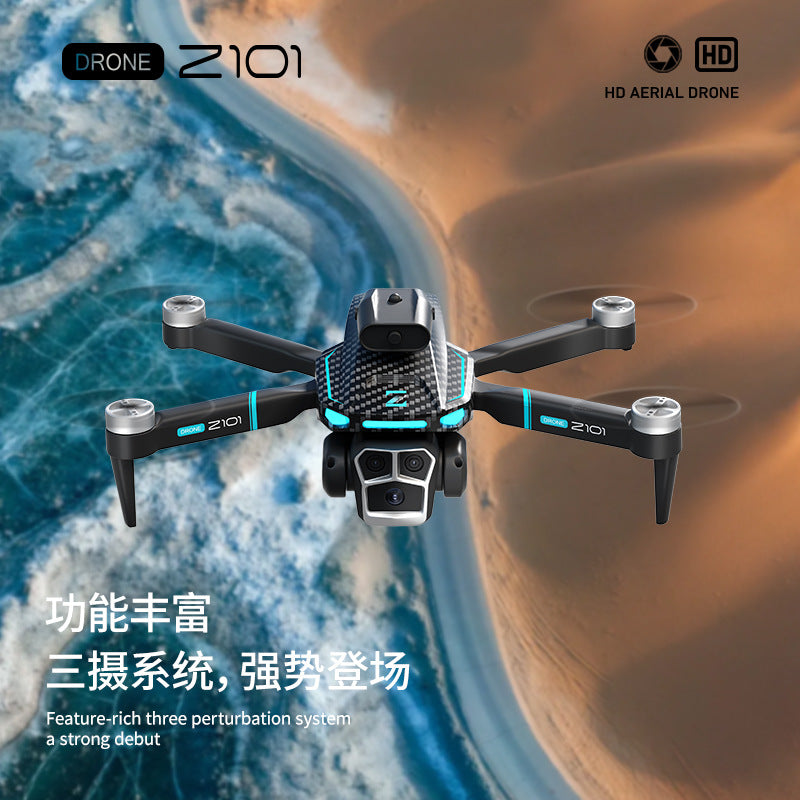 Z101 drone: long-endurance, high-definition aerial photography, brushless quadcopter with optical flow obstacle avoidance, remote control aircraft