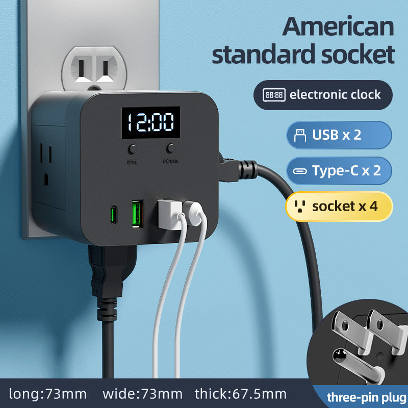 Magic cube american standard socket usb power strip power strip american standard american american canadian american version china taiwan drag board