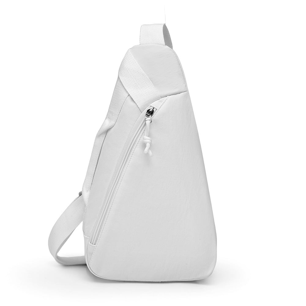 Fashion shoulder messenger bag large capacity outdoor messenger bag breast bag casual bag niche mobile phone bag small satchel