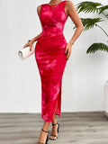 Women's fashion export: spring/summer  elegant sleeveless mesh bodycon dress for cross-border e-commerce ( & independent stores)