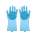 Dishwashing gloves kitchen housework gloves washing silicone cleaning gloves heat insulation abrasion resistant gloves gloves dishwashing female chef