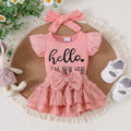 Children's clothing heeeo i'm new here mesh sleeve pit strips  cross-border