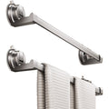Suction cup strong space aluminum towel rack gun gray bathroom punch-free traceless hanging bath towel slipper storage rack