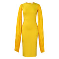 D468  independent station exportfashionelegantelegantollong sleeves pleated hip-covering elegance african dress
