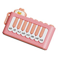 2025 new cartoon pocket piano - early childhood music education toy for kindergarten, featuring sound, light-up, and portable design