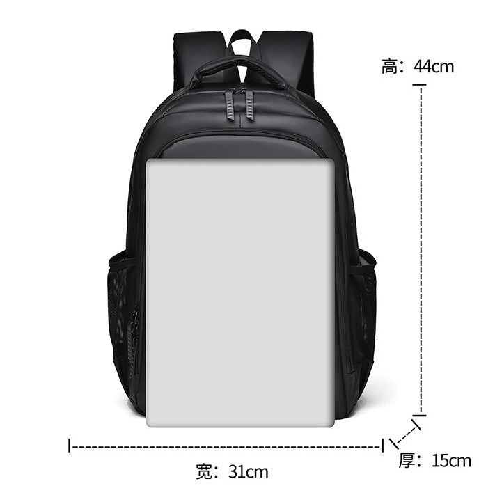 New Men's Large Capacity Computer Backpack Casual Anti-splashing Vertical Student School Bag Outdoor Travel Backpack