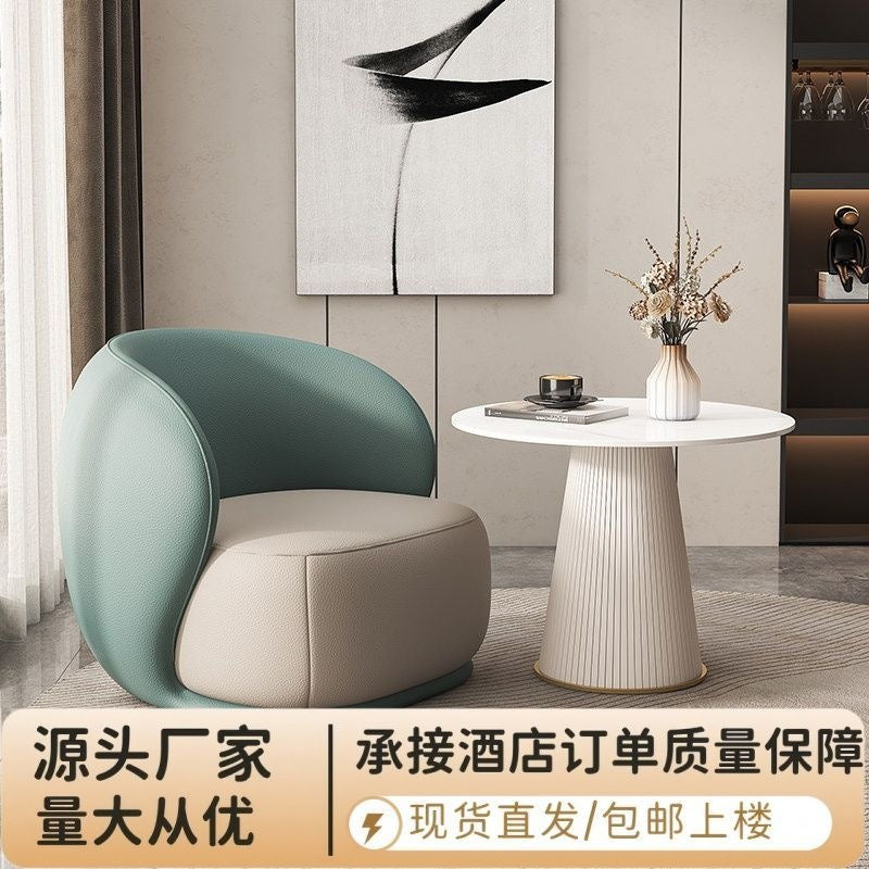 Nordic negotiation table and chair combination hotel sales office shopping mall reception lounge casualfor home balcony small sofa coffee table