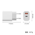 Wow customized pd20w+qc3.0 apple fast charging charging head multi-port charger usb european standard charger