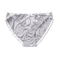 Export cross-border best selling women's plus size underwear plus size fat mm low waist sexyplaid hip-covering women's briefs