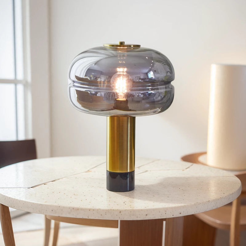 Modern minimalist glass table lamp - bedroom bedside lamp - designer high-end nordic style - living room, study, decorative home & hotel lighting