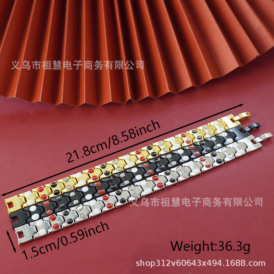 Hip-hop punk open cuff bangle, a trendy accessory for both men and women, perfect as a christmas or birthday party gift