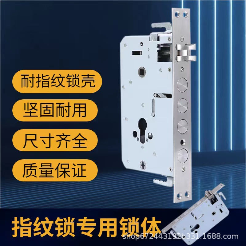 Smart fingerprint password lock, two-section fully automatic universal lock body, dual quick release, dual active, multi-function 6068 stainless steel lock body