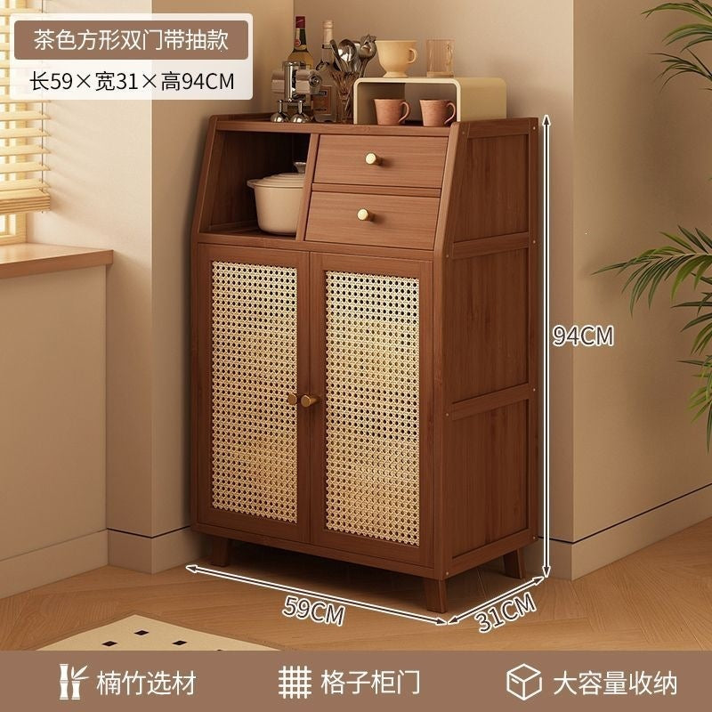 Entrance hall cabinet for home sideboard living room wall-mounted tea cabinet side cabinet multi-functional kitchenware storage rack