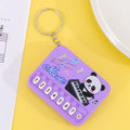 Mini pocket piano kids electronic keyboard - playable, light-up, creative, high-value keychain charm toy