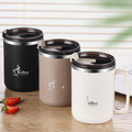 304 stainless steel coffee mug with lid - stylish women's mug, office cup, large capacity straw water bottle