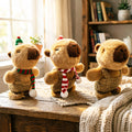 Who knows? the capybara that can sing, dance and learn to speak is too cute. the soft fufu capybara doll is full of healing feeling
