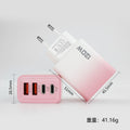 120w fast charging charger dual usb + dual type-c multi-port charging head us standard european standard mobile phone charger