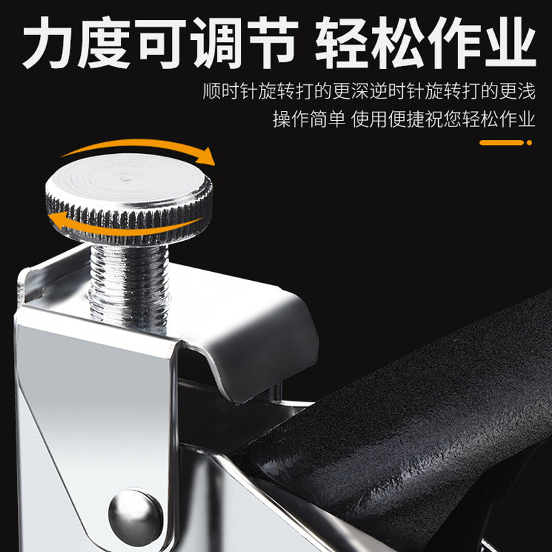 Baojun manual three-purpose nail gun code nail gun woodworking pneumatic martin gun u-shaped nail t-shaped door nail gun tool