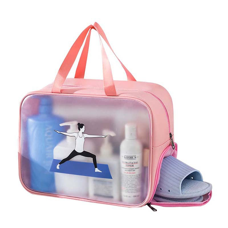 Portable Children's Cartoon Bath Bag Beach Bag Fitness Swimming Dry and Wet Separation Wash Bag PVC Storage Bag