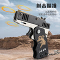 exclusive metal folding rubber band gun, rubber band shooting boy gift pendant, children's toy gun model